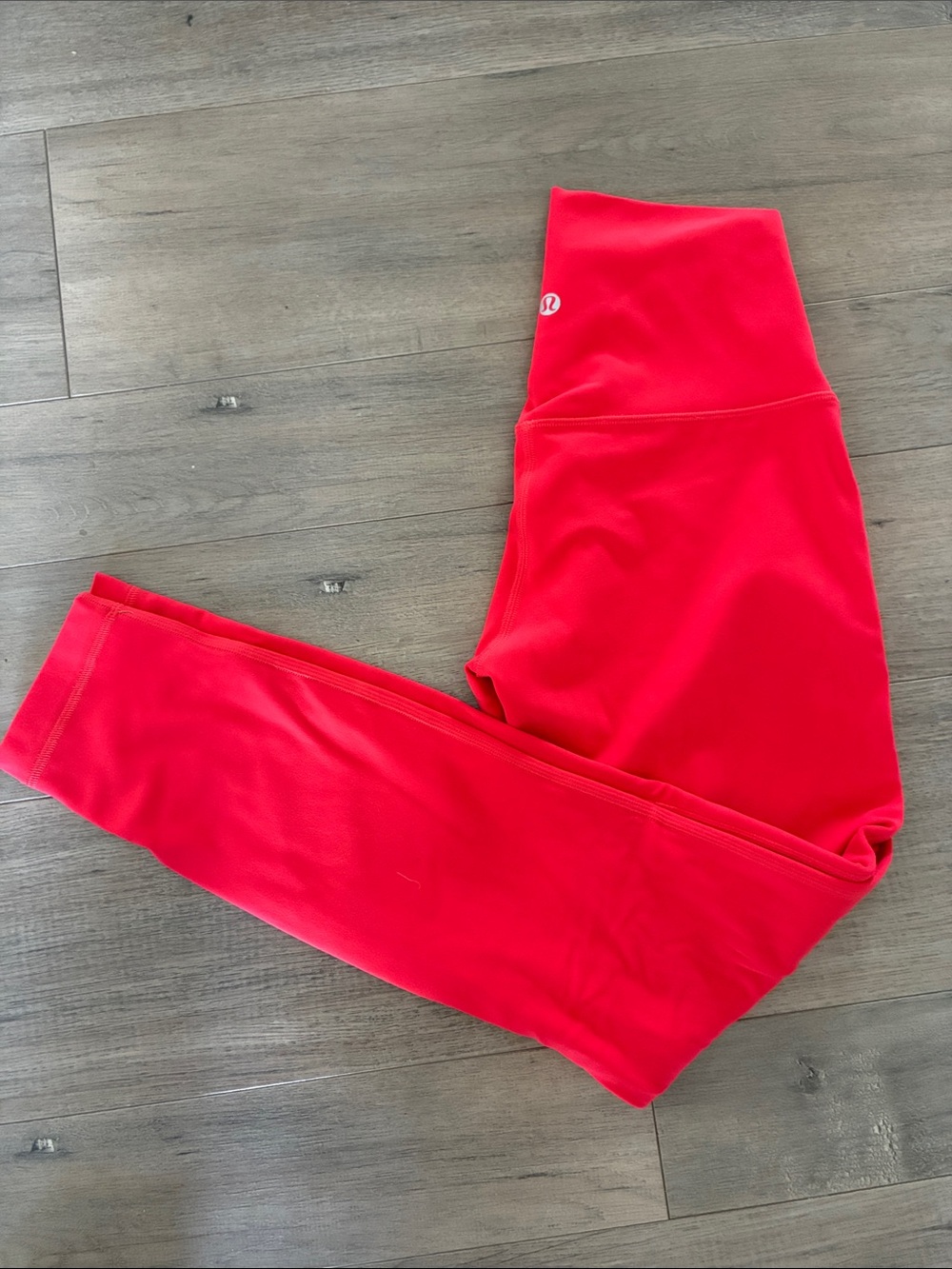 Align 25” lululemon athletica Bright Red Performance Leggings